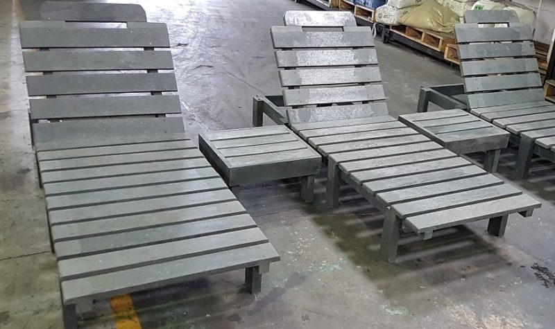 Recycled plastic loungers - Image 7